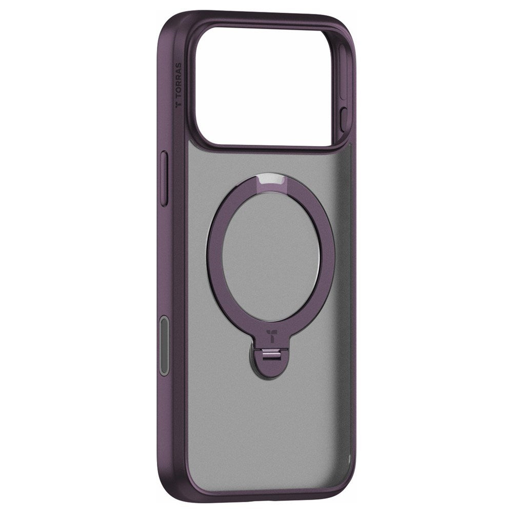 iPhone 18 Pro Max / 17 Pro Max TORRAS Ostand Q3 Spin Deksel - MagSafe Kompatibel - Lilla