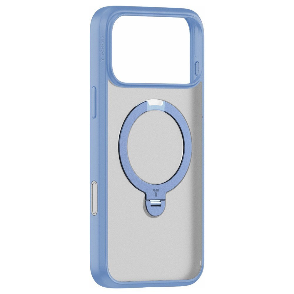 iPhone 18 Pro Max / 17 Pro Max TORRAS Ostand Q3 Spin Deksel - MagSafe Kompatibel - Blå