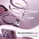 iPhone 18 Pro Max / 17 Pro Max TORRAS Ostand Q3 Wind Deksel - MagSafe Kompatibel - Lilla