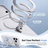 iPhone 18 Pro Max / 17 Pro Max TORRAS Ostand Q3 Wind Deksel - MagSafe Kompatibel - Hvit