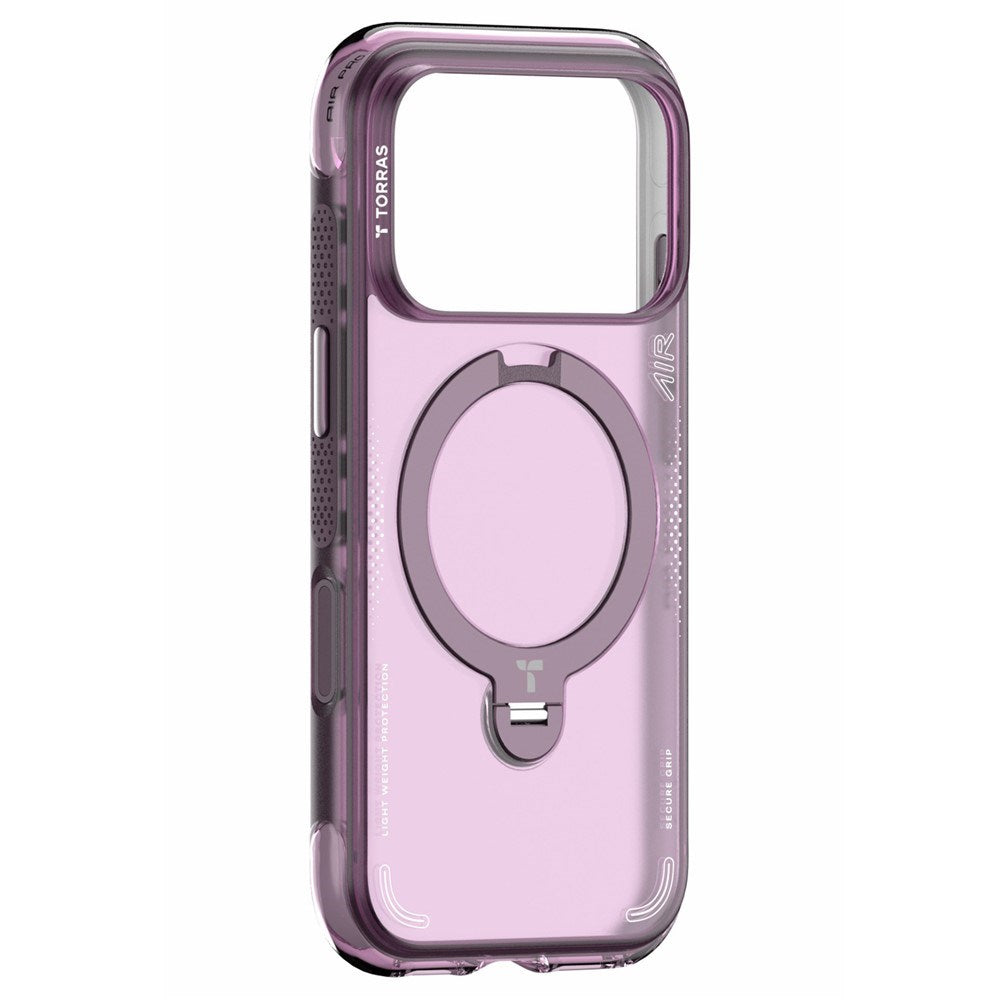 iPhone 18 Pro Max / 17 Pro Max TORRAS Ostand Q3 Air Deksel - MagSafe Kompatibel - Lilla