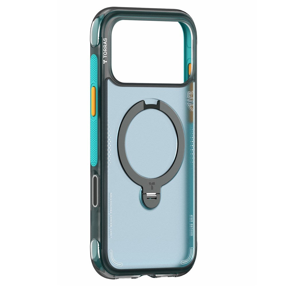 iPhone 18 Pro Max / 17 Pro Max TORRAS Ostand Q3 Air Deksel - MagSafe Kompatibel - Grønn