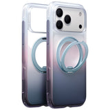 iPhone 18 Pro Max / 17 Pro Max TORRAS O3 Air Gradient Deksel - MagSafe Kompatibel - Lilla / Blå