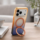 iPhone 18 Pro Max / 17 Pro Max TORRAS O3 Air Gradient Deksel - MagSafe Kompatibel - Oransje / Blå