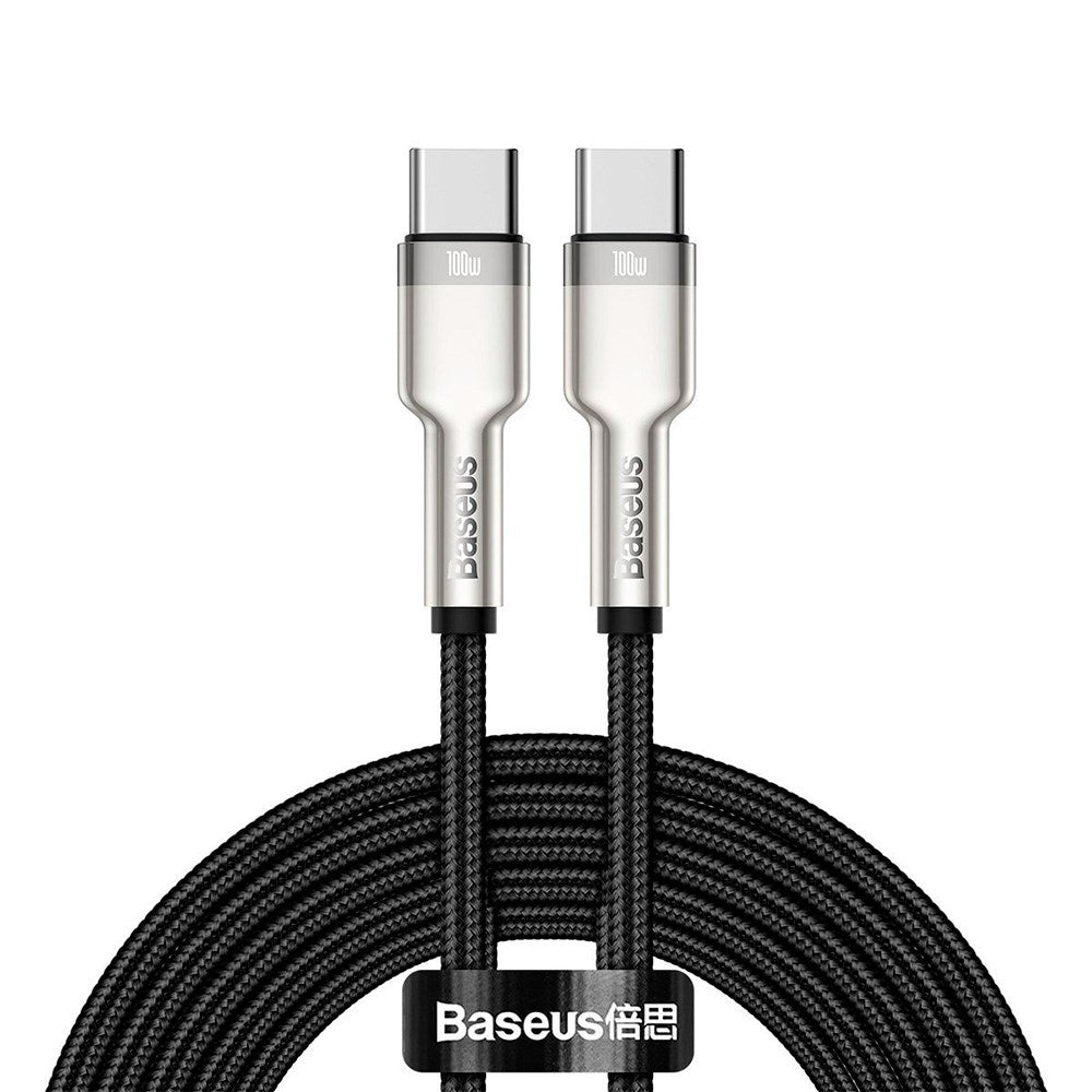 Baseus Cafule 100W USB-C til USB-C Kabel - Power Delivery - 2 Meter - Svart