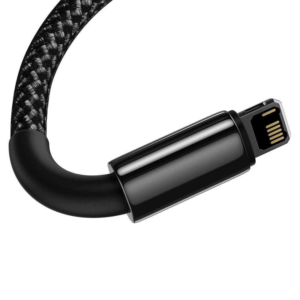 Baseus 12W USB-A til Lightning-Kabel (480 Mbps) - 1 m - Svart