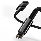 Baseus 12W USB-A til Lightning-Kabel (480 Mbps) - 1 m - Svart