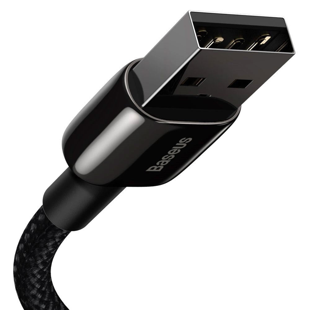 Baseus 12W USB-A til Lightning-Kabel (480 Mbps) - 2 m - Svart