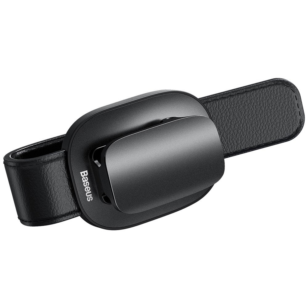 Baseus Holder for Briller - Klemmefeste på Solskjerm - Svart