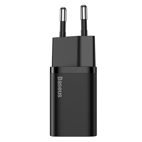 Baseus Super Si 20W Vegg Lader USB-C Quick Charge - Svart