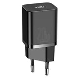 Baseus Super Si 20W Vegg Lader USB-C Quick Charge - Svart