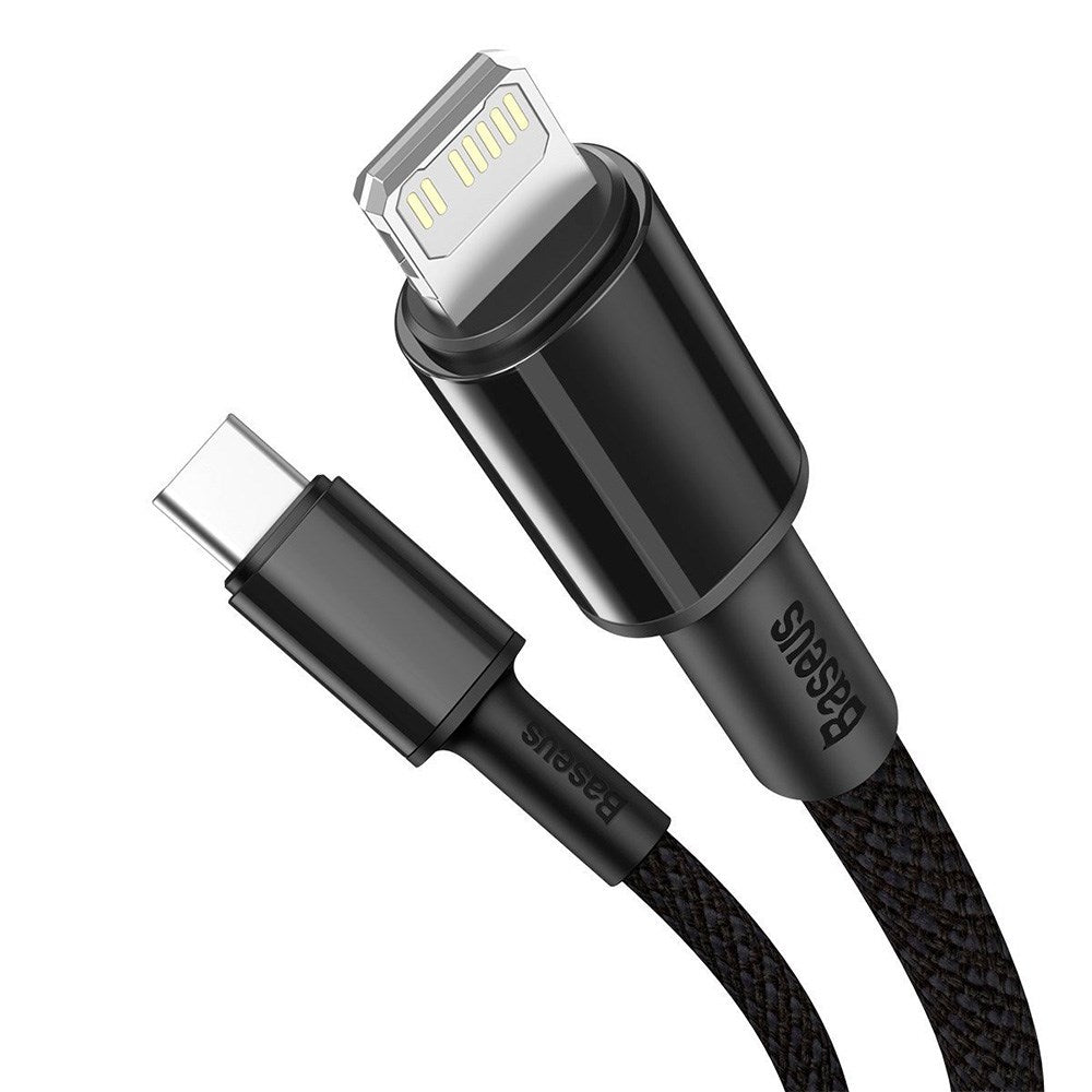 Baseus High Density 20W USB-C til Lightning Kabel - 1 Meter - Svart