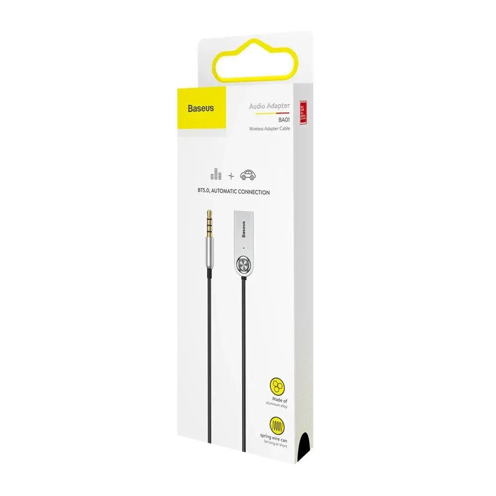 BA01 Bluetooth AUX Lydadapter Baseus - Svart
