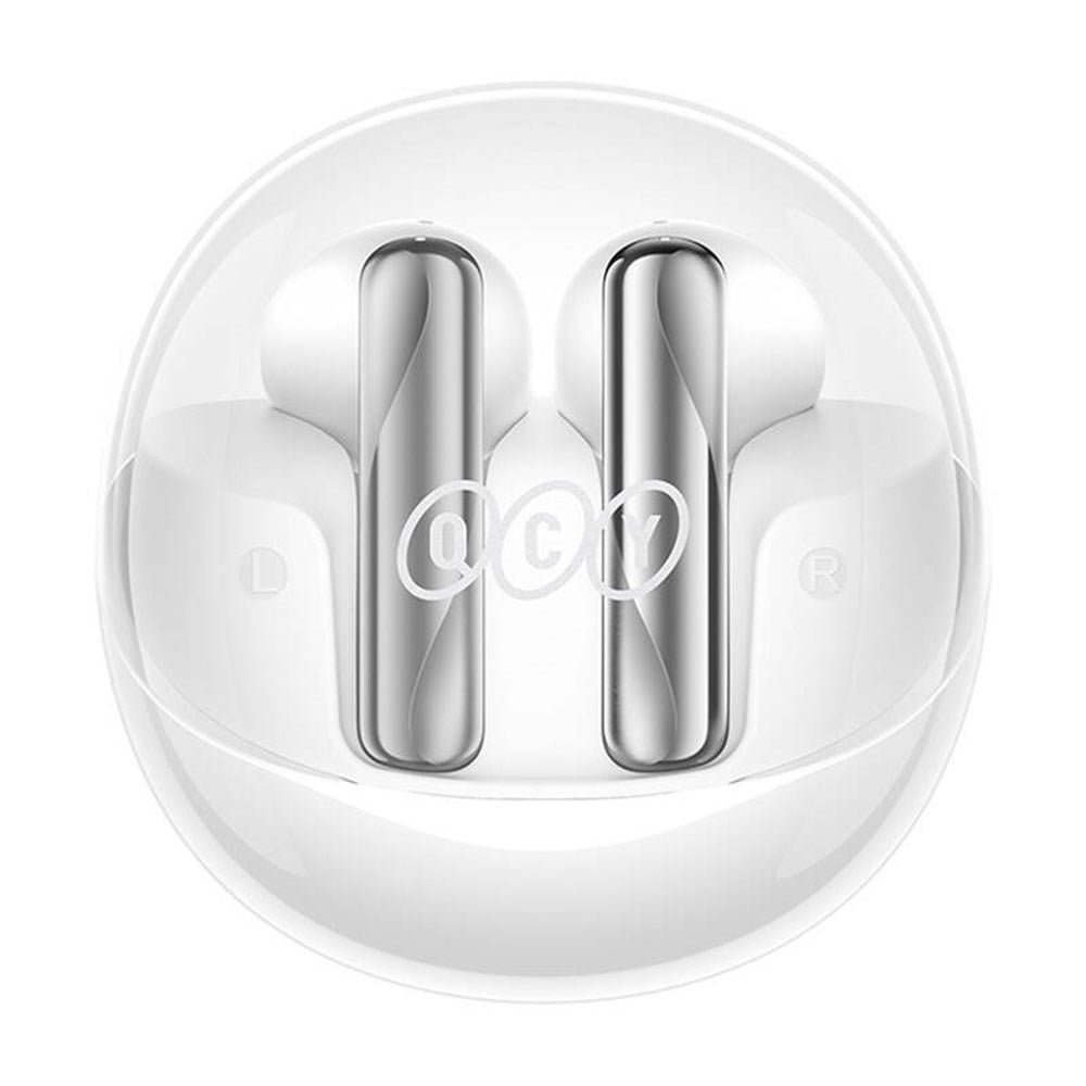 QCY AilyBuds Clear True Wireless In-Ear Hodetelefoner - Hvit