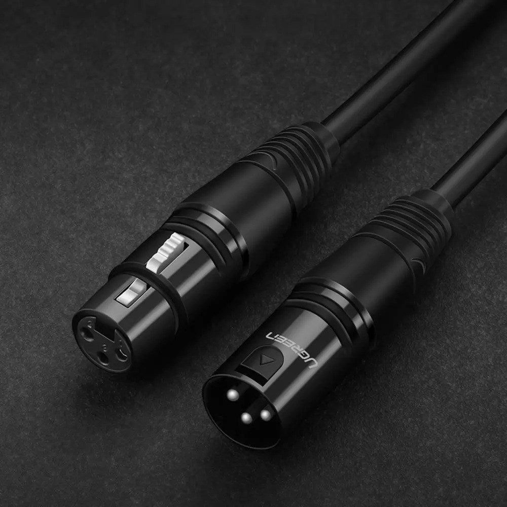 UGREEN XLR til XLR Kabel - 2m - Svart