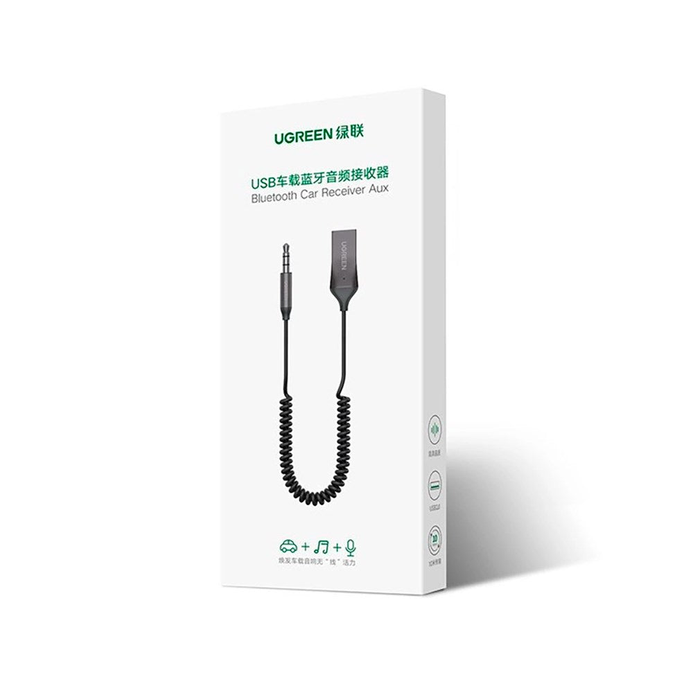 Ugreen USB-A til AUX Stik Lydadapter - Bluetooth 5.3 - Svart