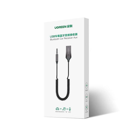 Ugreen USB-A til AUX Stik Lydadapter - Bluetooth 5.3 - Svart