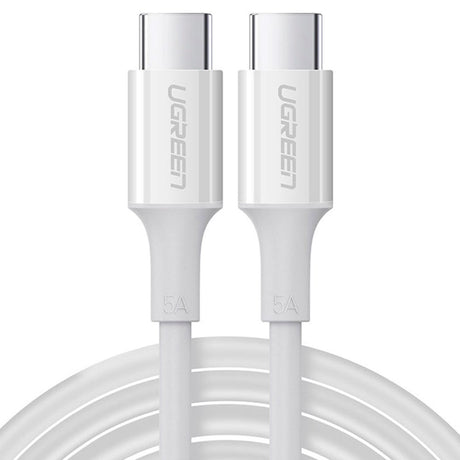 Ugreen PD 2m USB-C til USB-C-kabel 100W - Hvit