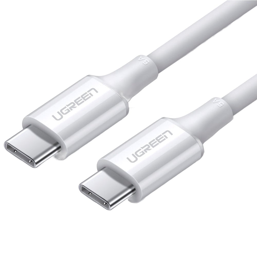 Ugreen PD 2m USB-C til USB-C-kabel 100W - Hvit