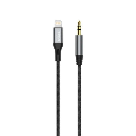 Dudao L11PRO Lightning til 3.5mm Minijack Kabel - 1m - Grå