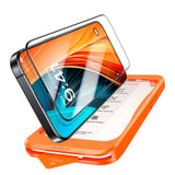 TORRAS iPhone 16 Plus Full Fit Herdet Skjermbeskyttelsesglass - Gjennomsiktig