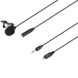 BOYA BY-M2 Digital Lavalier (Clip-On) Mikrofon - Svart