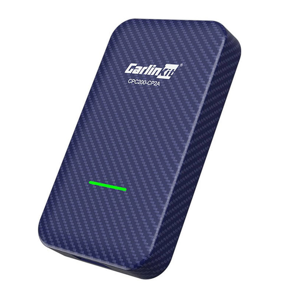 Carlinkit Trådløs Adapter for Apple CarPlay & Android Auto - Blå