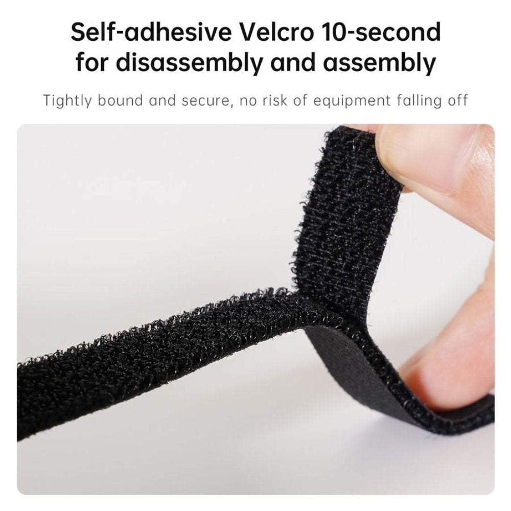 TELESIN Hjelmfeste for Actionkamera - Svart / Grå