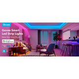 Govee Smart Wi-Fi + Bluetooth RGB LED Strip Lights 5m - Hvit