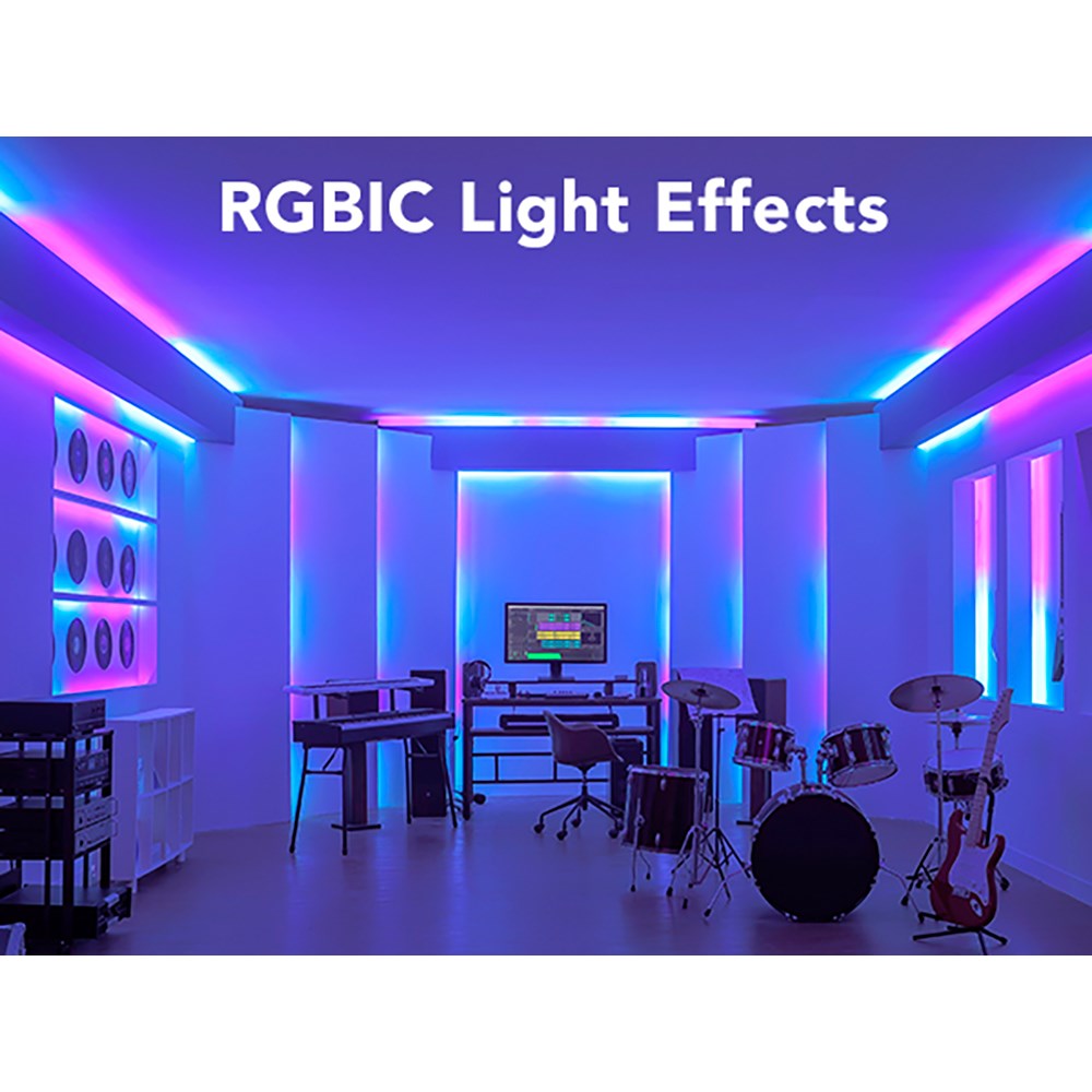 Govee LED RGBICW Strip Lights 5m - Hvit