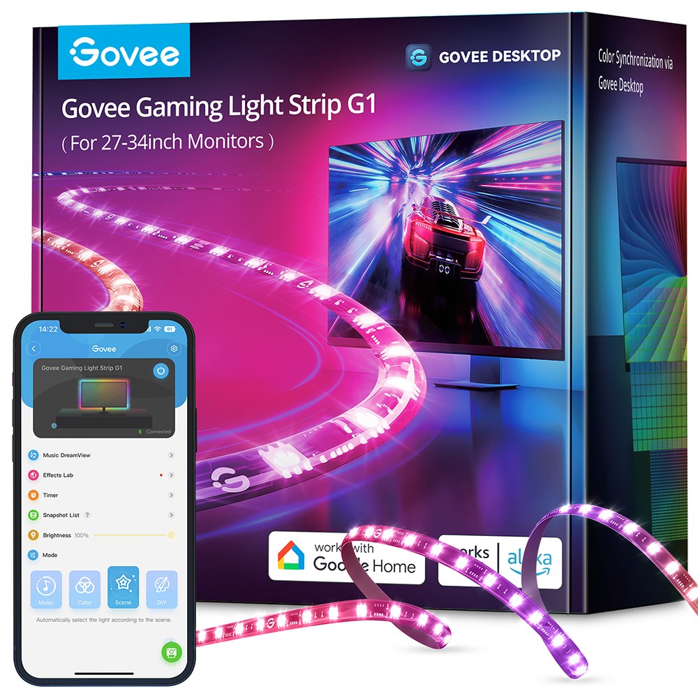 Govee G1 Gaming Lightstrip - Svart