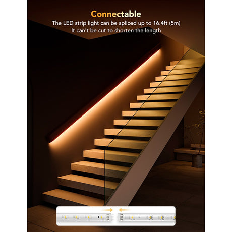 Govee LED RGBICW Strip Lights - 1m Extension - Hvit