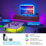 Govee Smart Wi-Fi + Bluetooth RGB LED Strip Lights 10m - Hvit