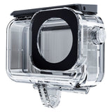 TELESIN Vanntett Deksel for DJI Osmo Action 3 / 4 / 5 Pro - Gjennomsiktig / Svart