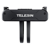 TELESIN Magnetisk Dobbelt Claw Mount for DJI Osmo Action 3 / 4 / 5 Pro - Svart