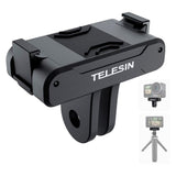 TELESIN Magnetisk Dobbelt Claw Mount for DJI Osmo Action 3 / 4 / 5 Pro - Svart