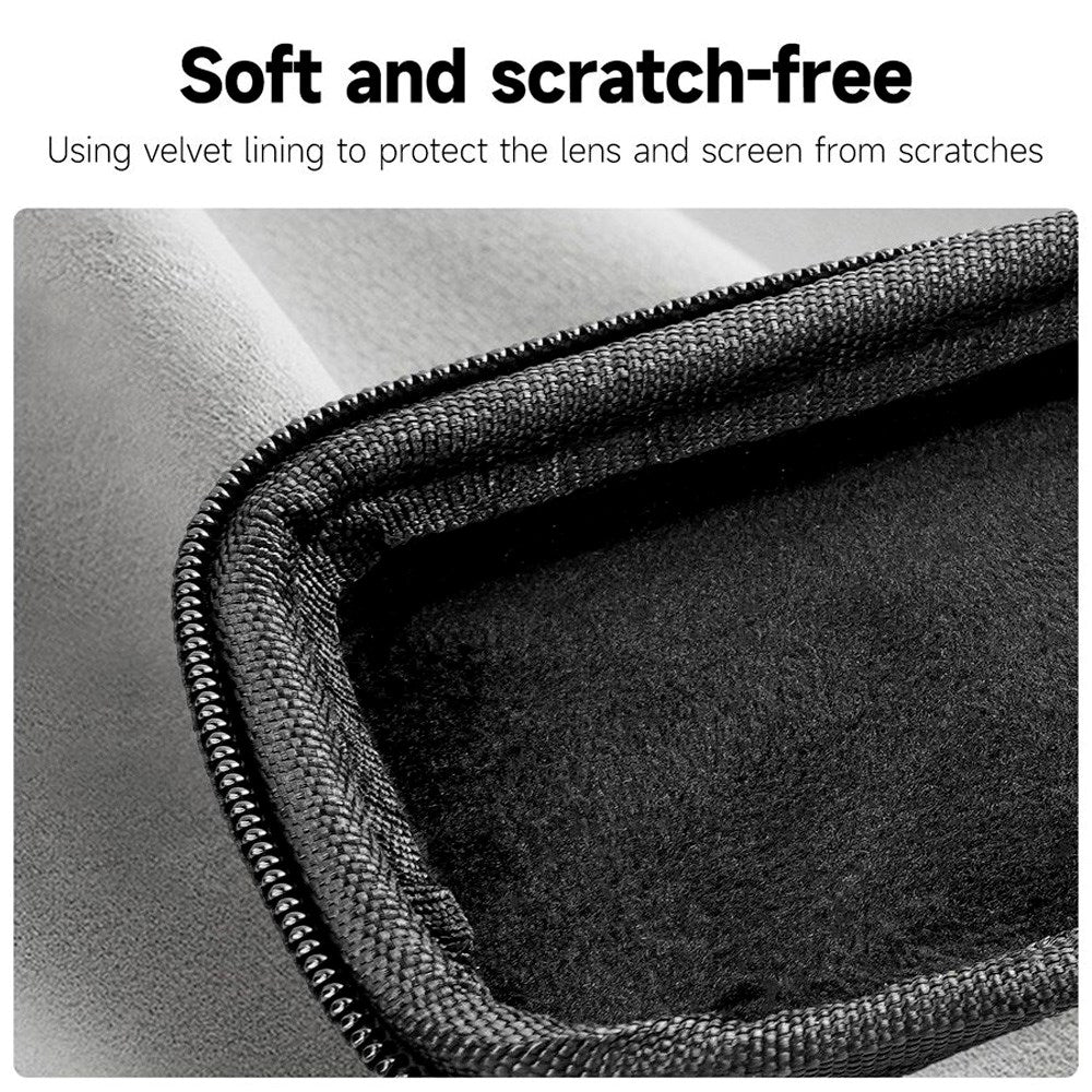 TELESIN Beskyttelsesveske for DJI Osmo Action 3 / 4 / 5 Pro - Svart