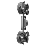 TELESIN Dobbelthodet Monteringsklemme for Actionkamera - Grå