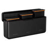 TELESIN Batteri Ladeetui for DJI Osmo Action 3 / 4 / 5 Pro - Svart