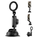 TELESIN Sugekopp Mobilholder for Bil - MagSafe Kompatibel - Svart