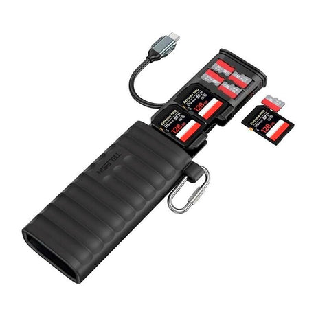 TELESIN Multifunksjonell Kortleser - USB-C - Svart