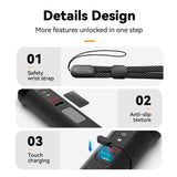 TELESIN Flytende Håndgrep Fjernkontroll for GoPro Hero 8 / 9 / 10 / 11 / 12 / 13 - Svart / Oransje