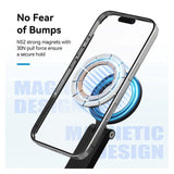 TELESIN Magnetisk Selfie Stick med Bluetooth Knapplukker - MagSafe Kompatibel - Svart