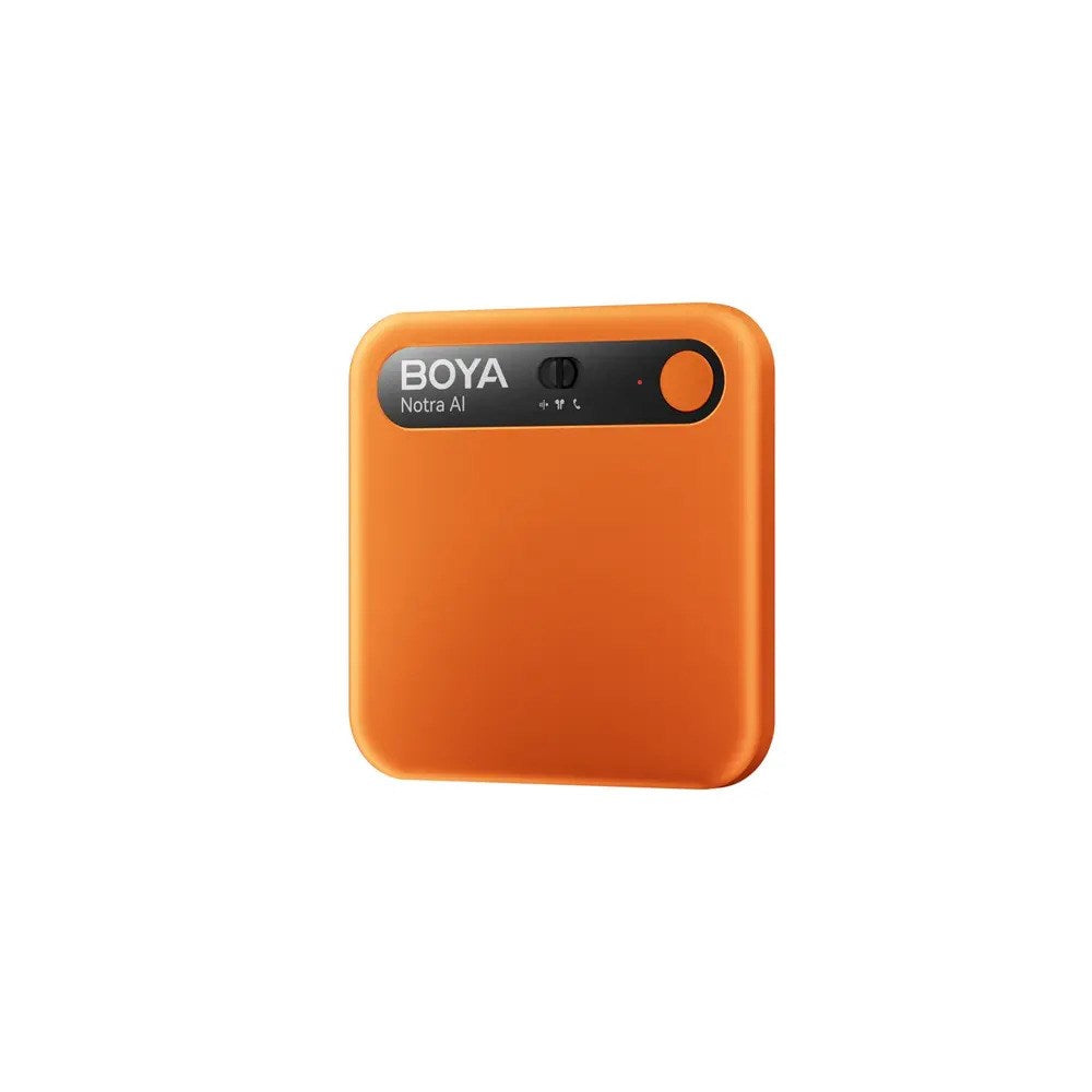 BOYA Notra Stemmeopptaker m. AI - Oransje