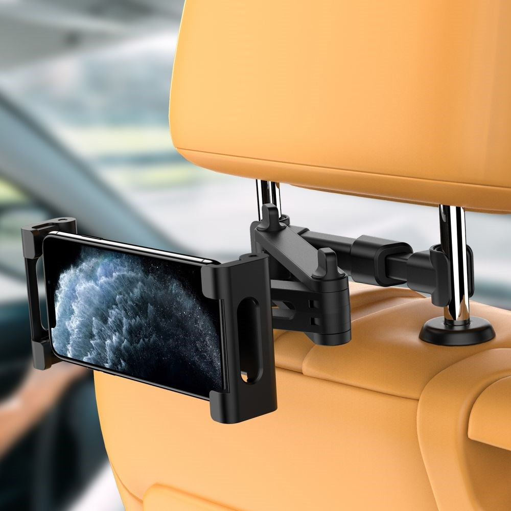 Tech-Protect Baksete Car Mount For Bilens Nakkestøtte - Maks Mobil: 135mm x 240mm - Svart