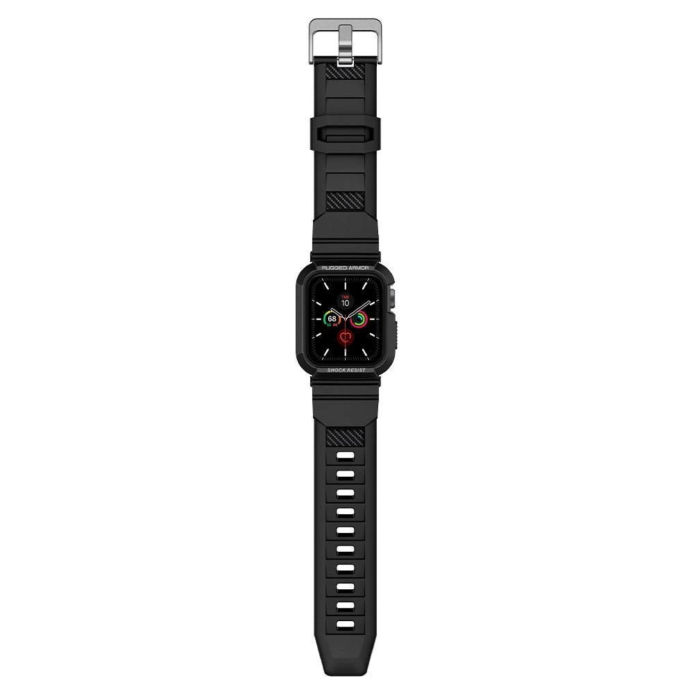 Apple Watch (40/SE/41MM) Spigen Rugged Armor Pro Deksel - Svart