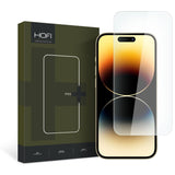 iPhone 15 Hofi Glass Pro+ Skjermbeskytter - Case Friendly - Gjennomsiktig