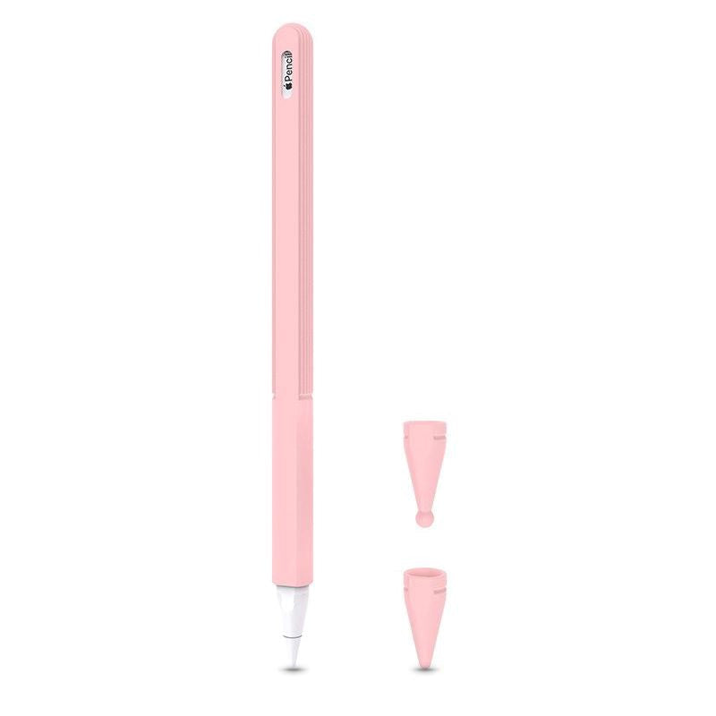 Apple Pencil 2 Fleksibelt Silikondeksel - Rosa