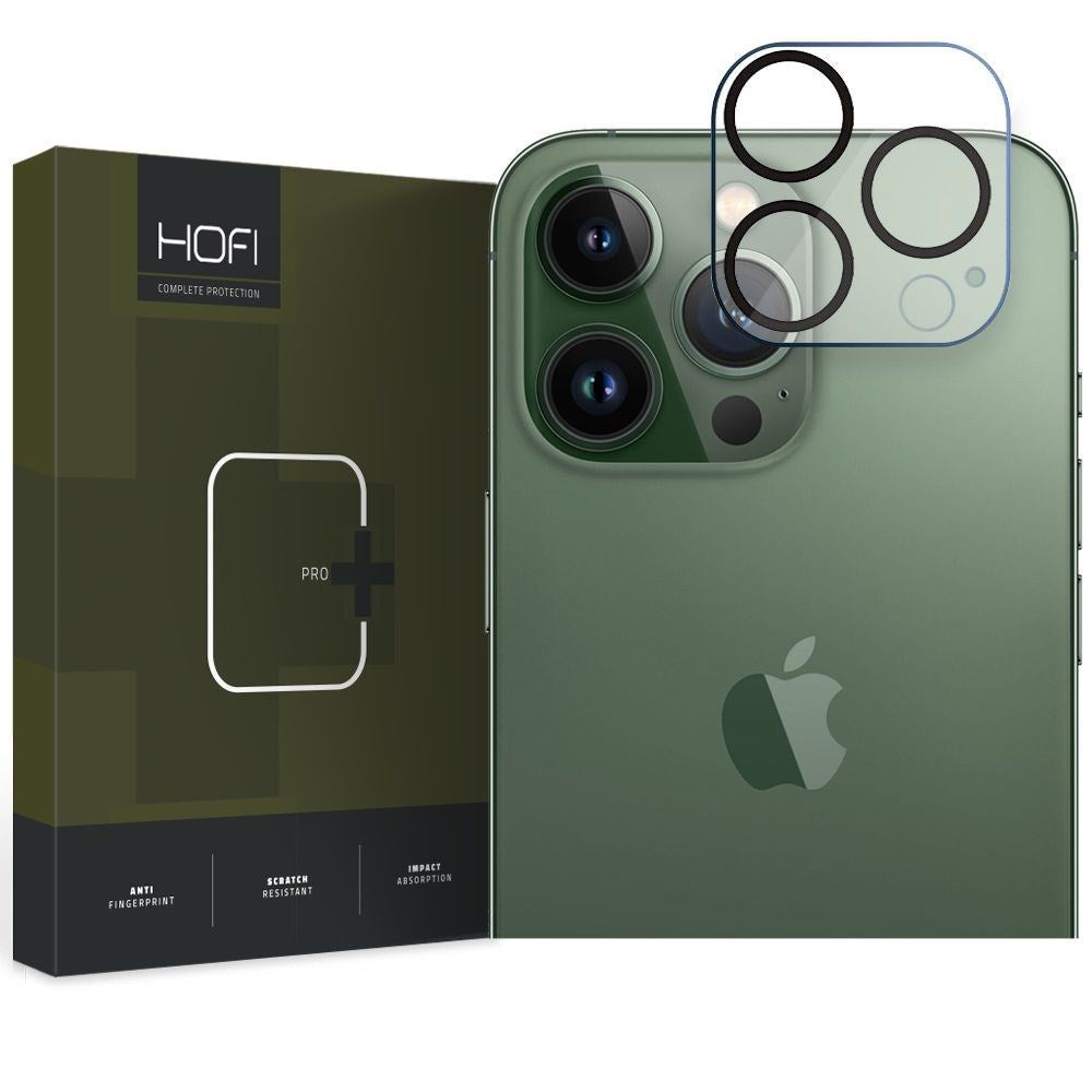 iPhone 14 Pro / 14 Pro Max Hofi Cam Pro+ Kameralinse Beskyttelsesglass - Svart / Gjennomsiktig