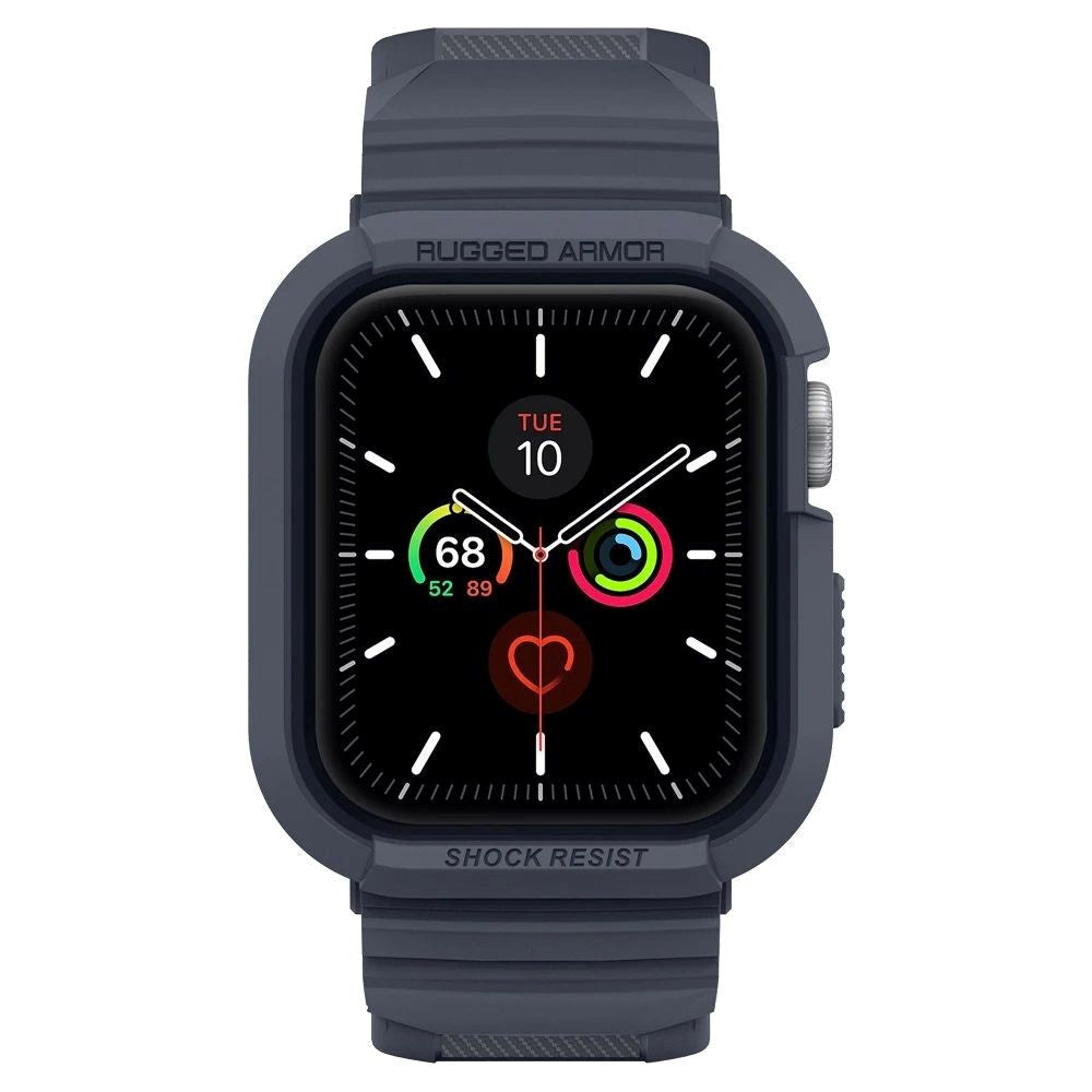 Apple Watch (44/SE/45) Spigen Rugged Armor Pro Deksel - Mørkegrå